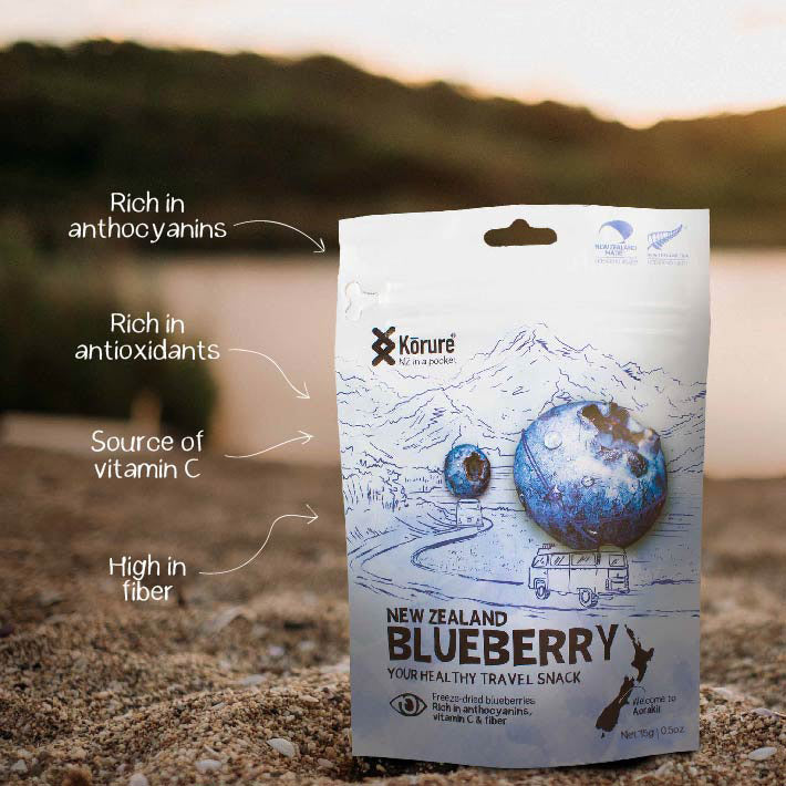 NZ Freeze Dried Blueberry *NEW* - Travel Snack
