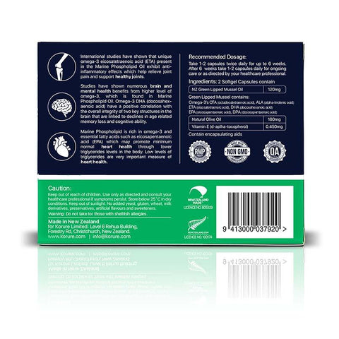 Mp Oil MP Oil - Green lipped mussel – Korure
